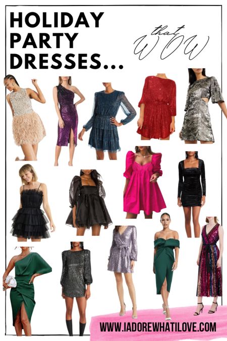 Holiday dresses that will WOW the crowd!! 

#LTKCyberweek #LTKHoliday #LTKGiftGuide