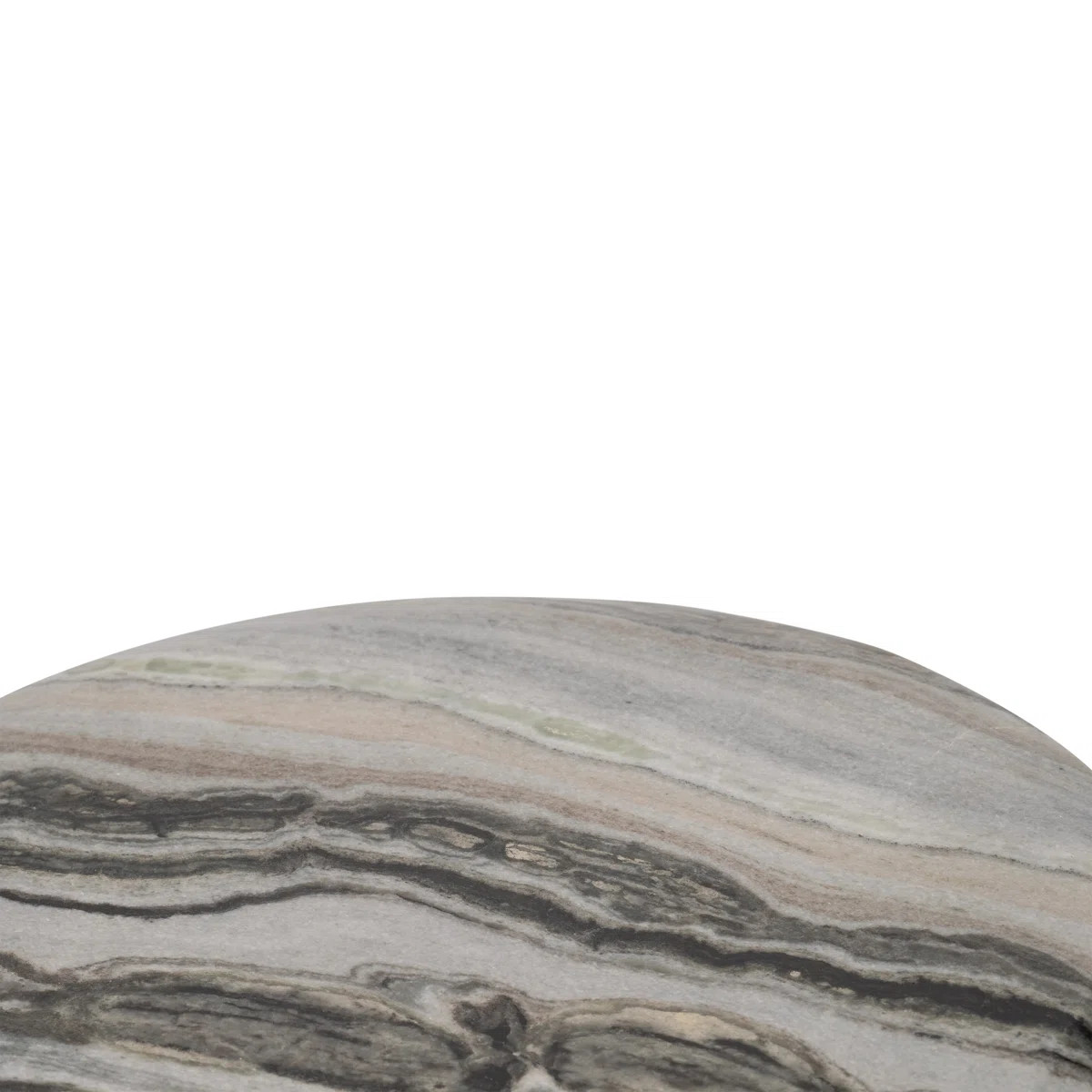 Modern Neutral 13" Ceramic Marble Riser 2tone Platter Serving Tray - 13" x 13" x 3.5" | Wayfair North America