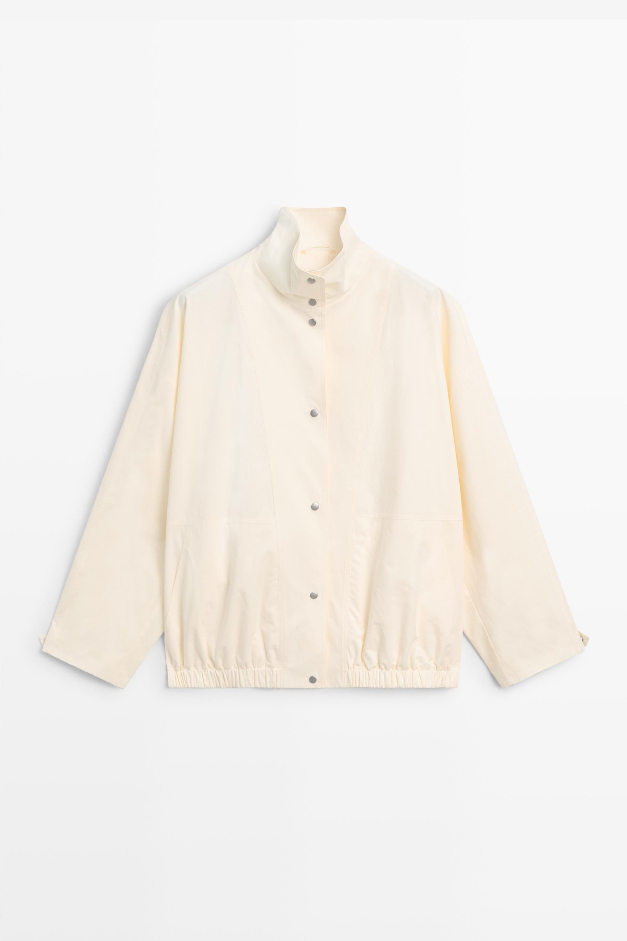 Bomber jacket with snap buttons | Massimo Dutti US