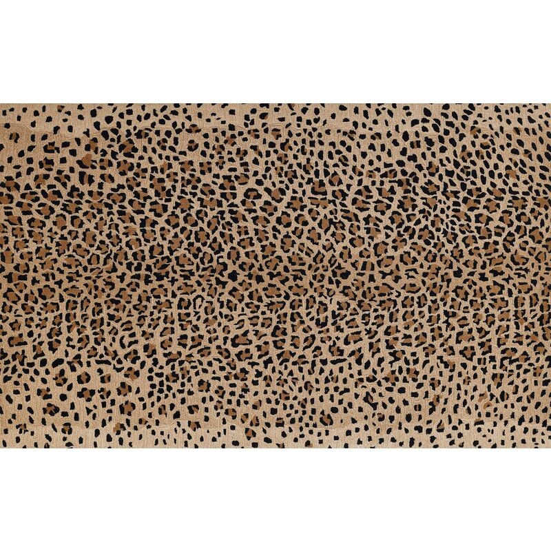 Woodland Leopard Rug, Beige | One Kings Lane