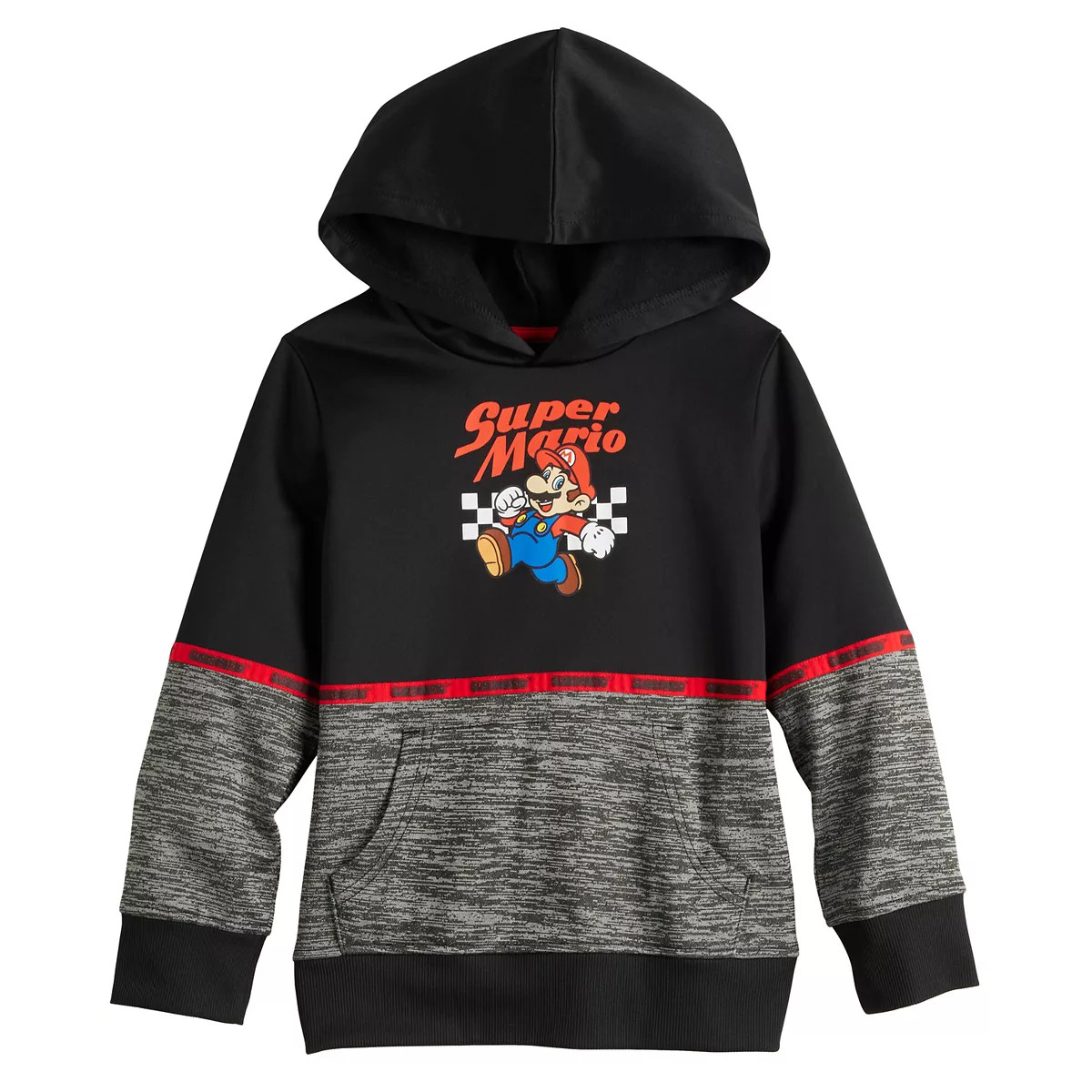 Boys 4-12 Jumping Beans® Super Mario Active Graphic Fleece Hoodie | Kohl's
