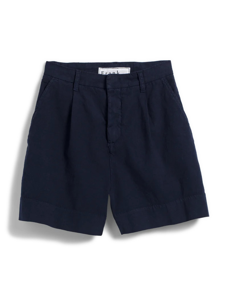 WATERFORD Navy, Italian Performance Linen | Frank & Eileen