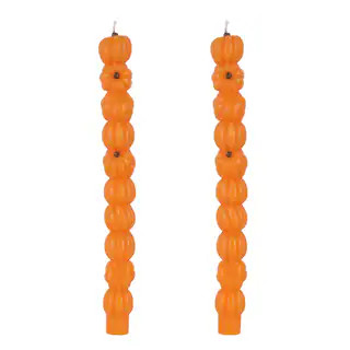 10" Pumpkin Taper Candles, 2ct. by Ashland® | Michaels | Michaels Stores