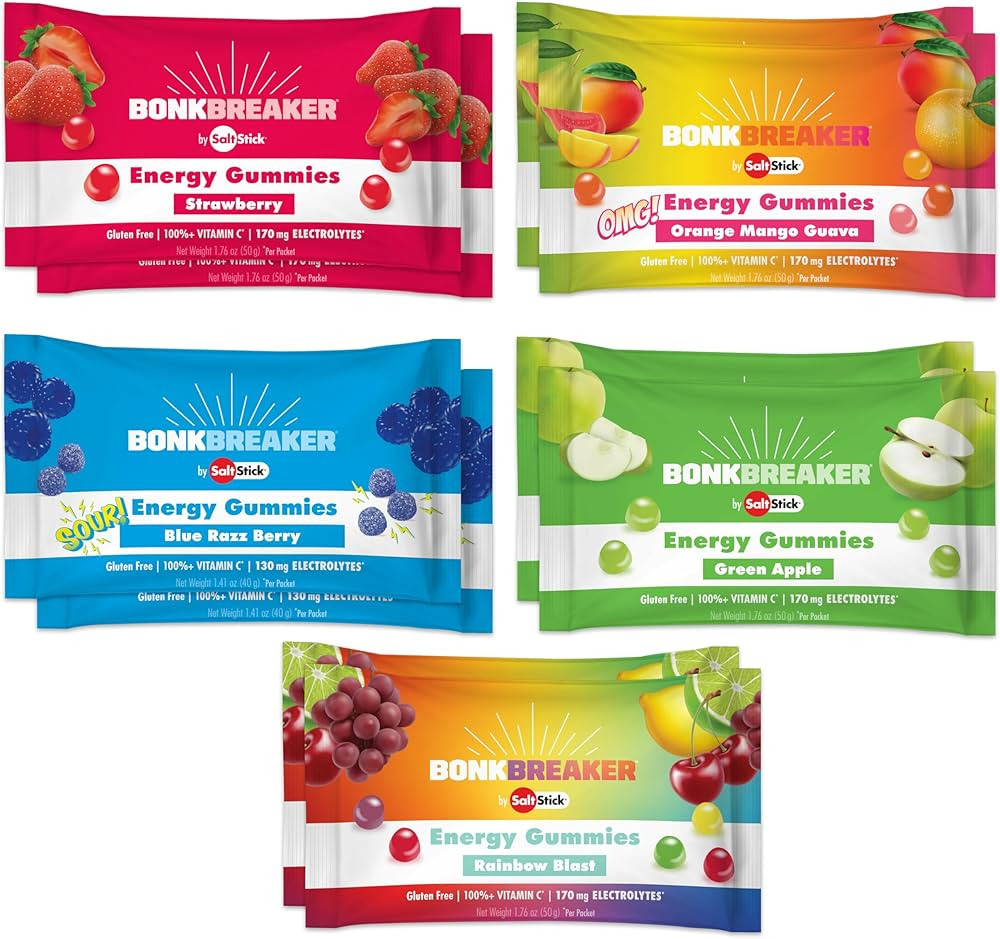 SaltStick Energy Gummies with Electrolytes, 10 Pack Variety Pack, Easy to Chew Electrolyte Gummy,... | Amazon (US)