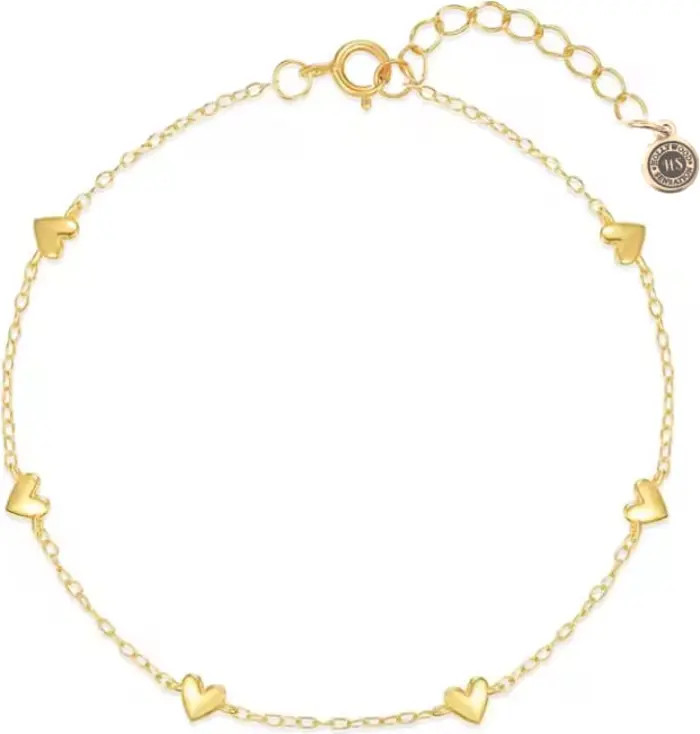 Hollywood Sensation Forever Yours Heart Charm Bracelet | Nordstrom | Nordstrom
