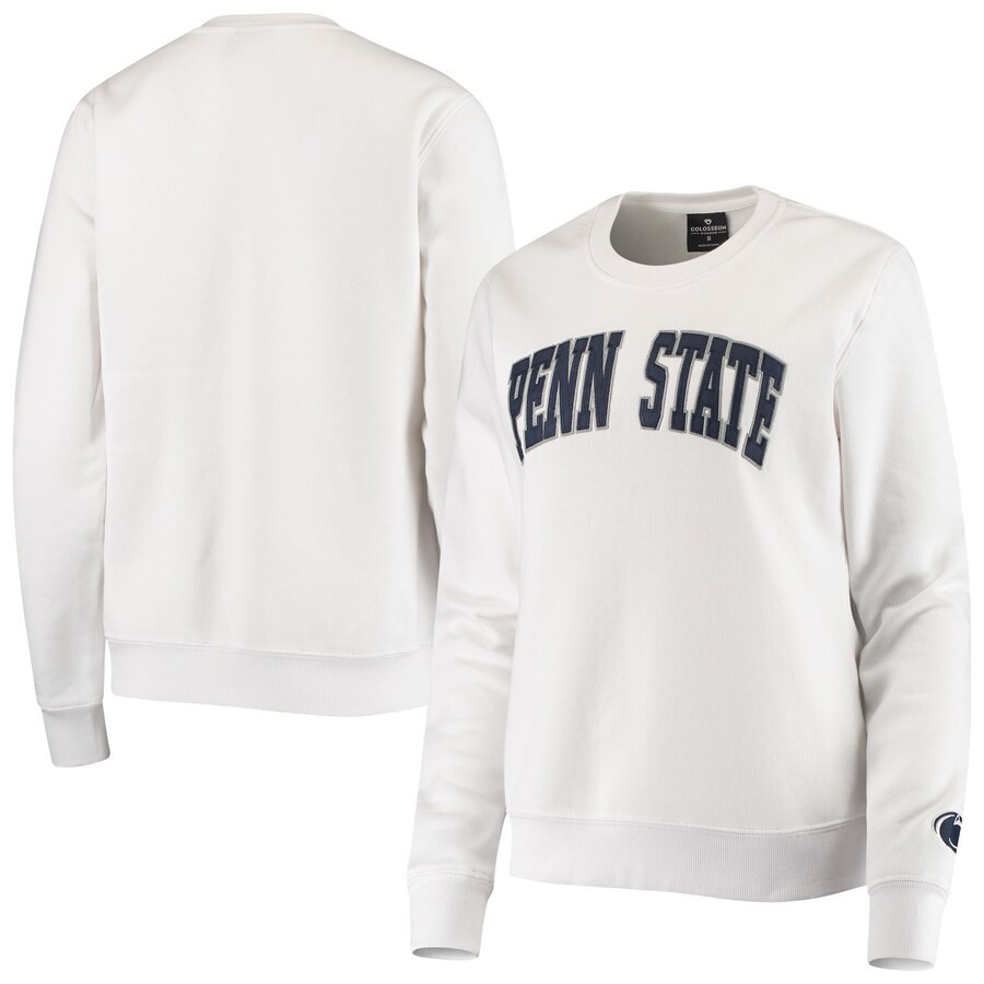 Penn State Nittany Lions Colosseum Women's Campanile Pullover Sweatshirt - White | Lids