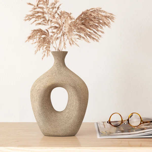 Sagebrook Home Elegance Redefined  Unique Sculptural Vase, Ideal Accent Piece for Artful Interi... | Wayfair North America