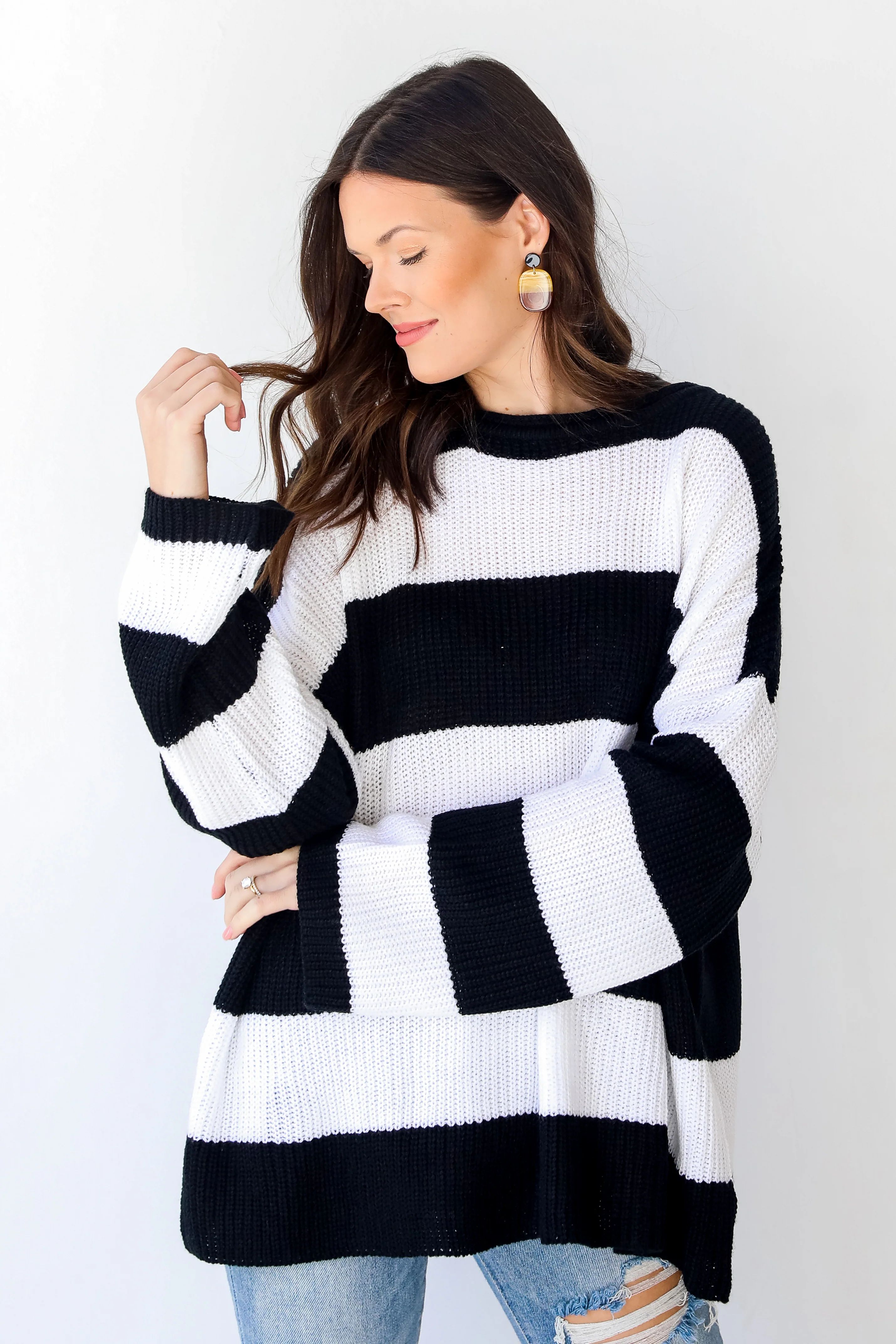 Stripe Your Interest Sweater | Dress Up