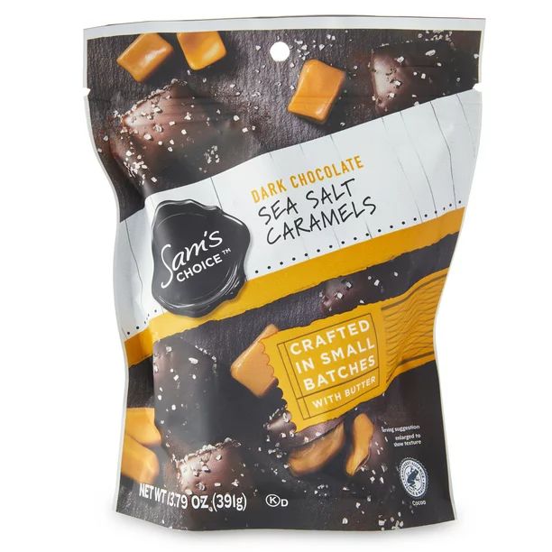 Sam's Choice Dark Chocolate Sea Salt Caramels, 13.79 oz - Walmart.com | Walmart (US)