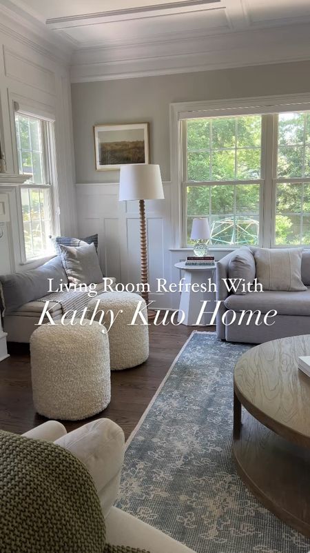 Coastal living room refresh with @kathykuohome (AD)! 

Just in time for summer, I was able to grab a few pieces to give our living room a little refresh. 

I LOVE how great these boucle poufs look next to our fireplace and the coral object is the coolest coffee table accessory! I also added a mini crystal table lamp to up the ambiance in the evening, a lovely (and affordable!) throw pillow, and little bud vase. Which is your favorite?! 

#kathykuohome #lovewhereyoulive #coastallivingroom #coastaldecor #livingroomdecor #livingroomrefresh

#LTKHome #LTKVideo #LTKSeasonal