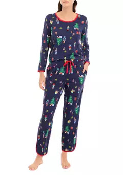 PAJAMARAMA Women's Nutcracker Pajama Set | Belk