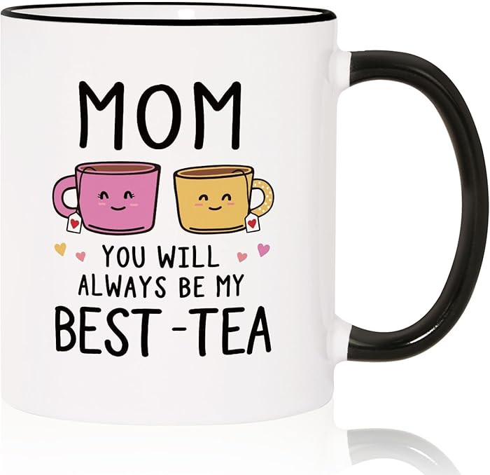 Aurahouse Gifts for Mom Mug, Mom Christmas Birthday Gifts from Daughter Son, Best-Tea Mother Gift... | Amazon (US)