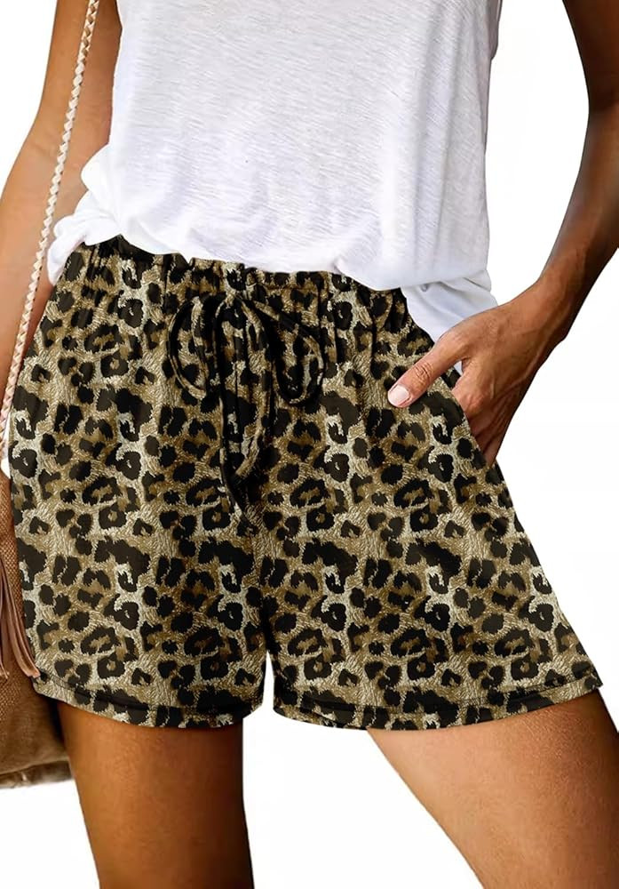 Angerella Womens Shorts with Pockets Summer Casual Shorts for Women Comfy Elastic Waist Lightweig... | Amazon (US)