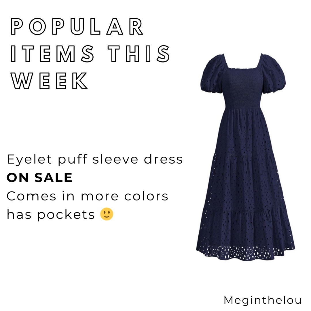 Spring Fashion - smocked eyelet dress, comes in more colors, and has a clickable coupon


#amazon #prime #easter #easterdress #eyeletdress #maxidress #springdress #LTKU #LTKOver40 #LTKSeasonal 

#LTKFindsUnder50 #LTKSaleAlert #LTKStyleTip