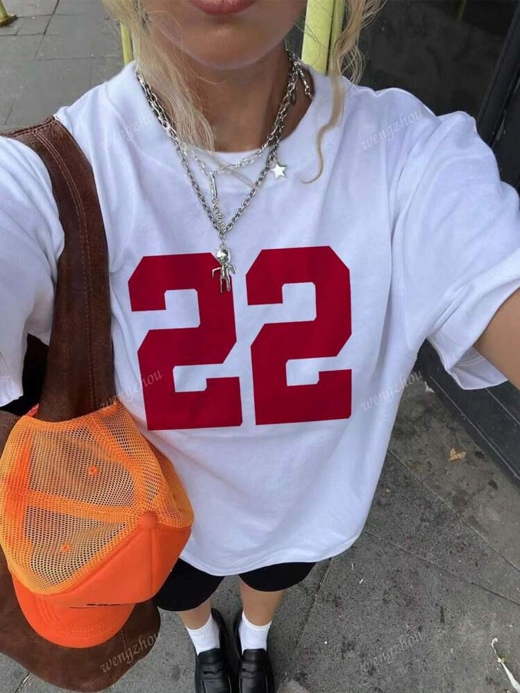 22 Number Shirt | SHEIN