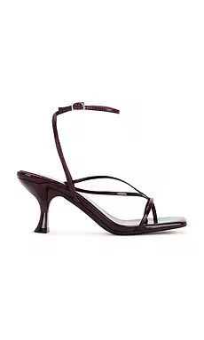 Jeffrey Campbell Fluxx Sandal in Wine Patent from Revolve.com | Revolve Clothing (Global)