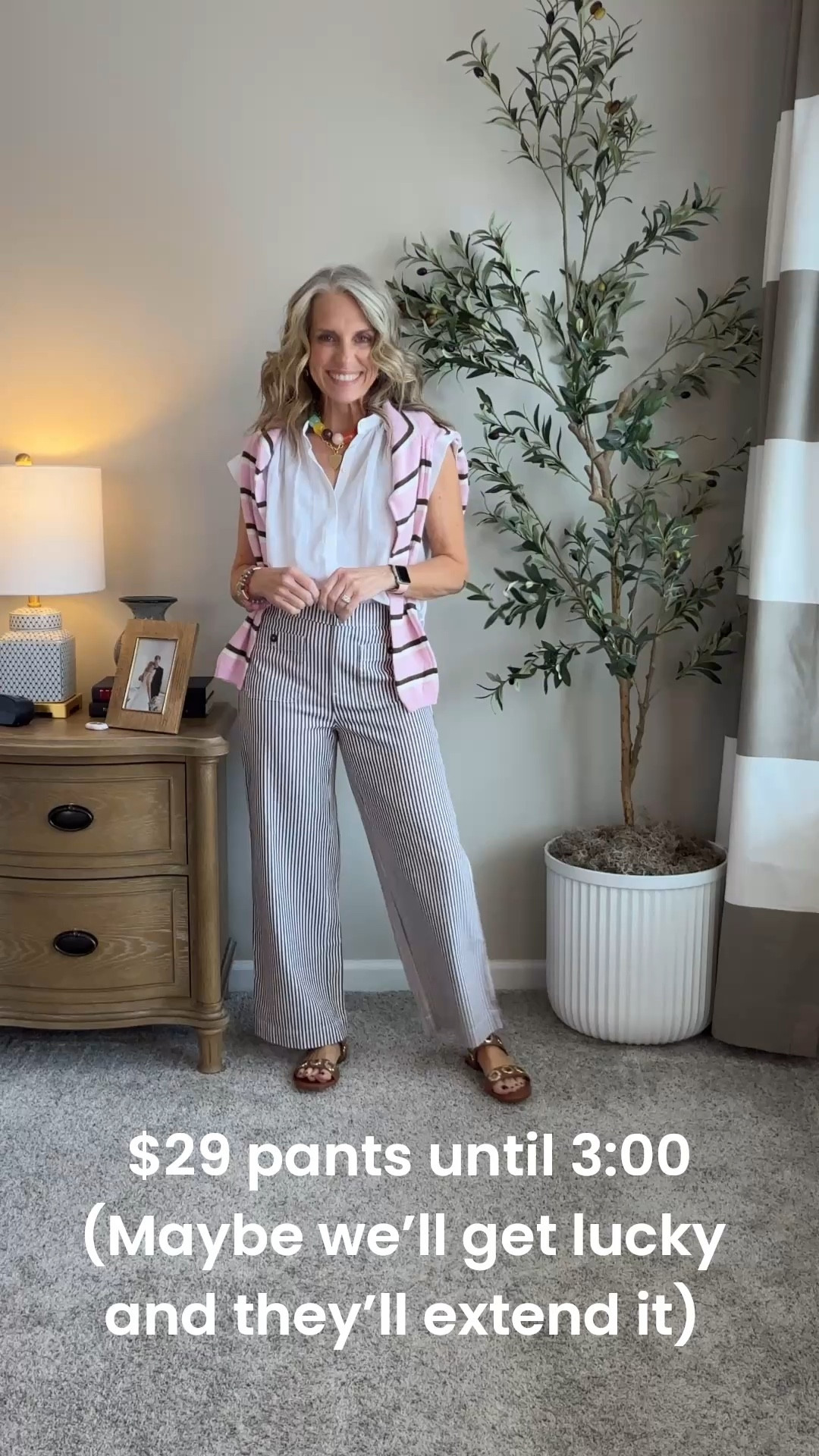 $29 pants at Loft a few more hours and everything else is 50% off. Wearing size 2 (and they’re roomy) and XS tops 

#LTKOver40