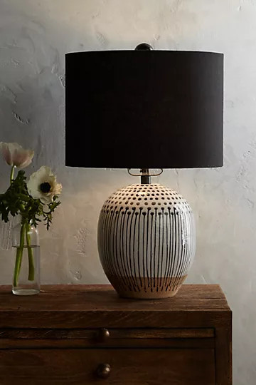 Uteki Painted Table Lamp | Anthropologie (US)