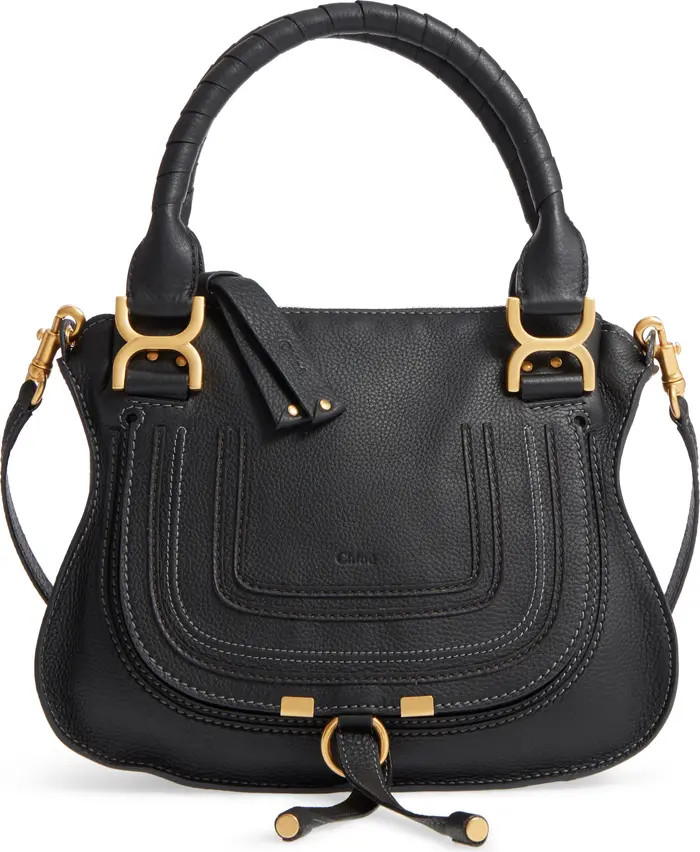 CHLOÉ Small Marcie Leather Satchel | Nordstrom | Nordstrom