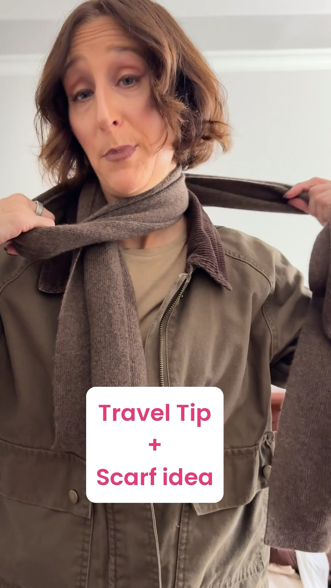 Travel Tip with favorite travel scarf 

#LTKStyleTip #LTKTravel