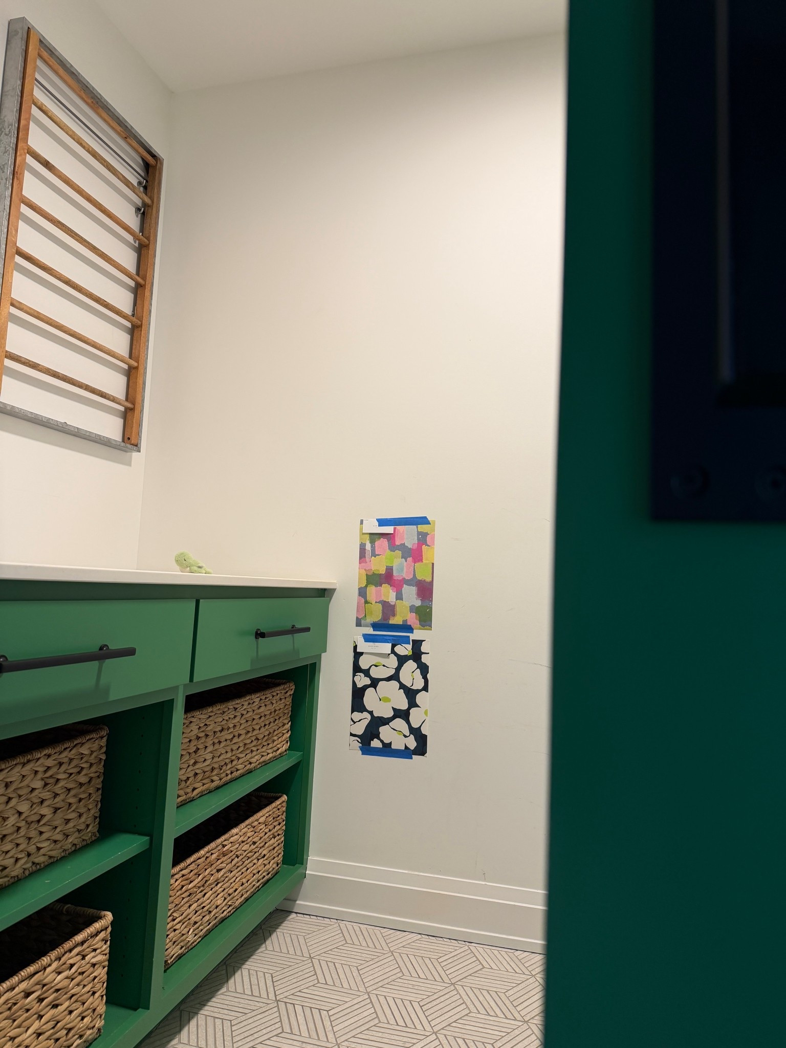 Laundry Room drying racks from @potterybarn 