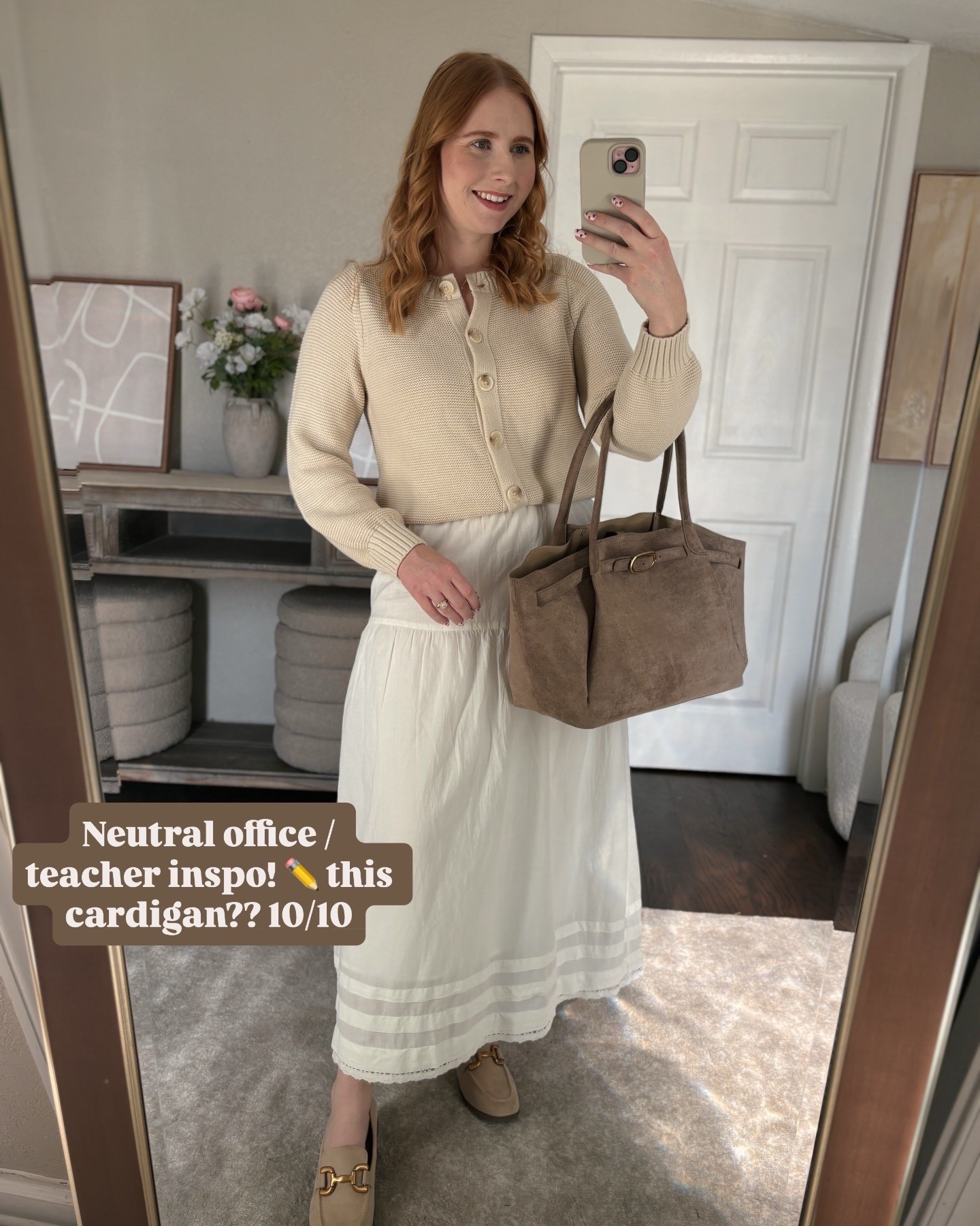 Neutral office or teacher outfit idea from Old Navy size mediumm

#LTKWorkwear #LTKMidsize #LTKdayinmylife