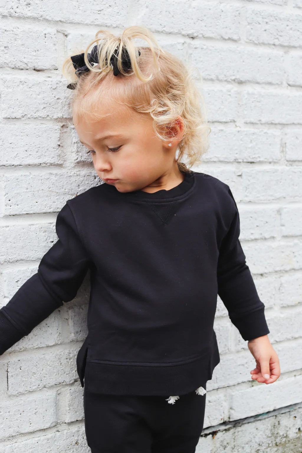 BLACK TERRY DREAM PULLOVER | DREAM BIG LITTLE CO