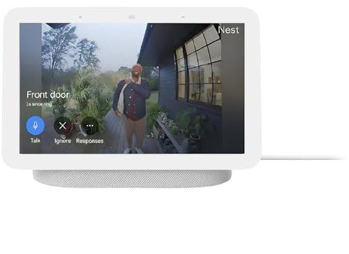Google Nest Hub 7” Smart Display with Google Assistant (2nd Gen) - Chalk | Amazon (US)