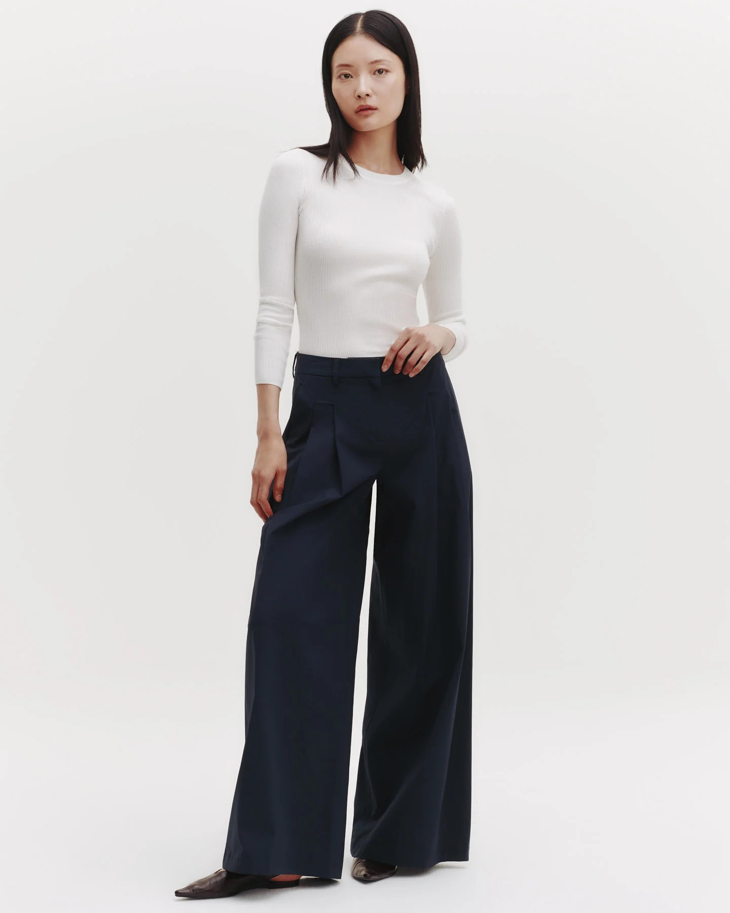 Newest Didi Pant in Dense Cotton Poplin | TWP