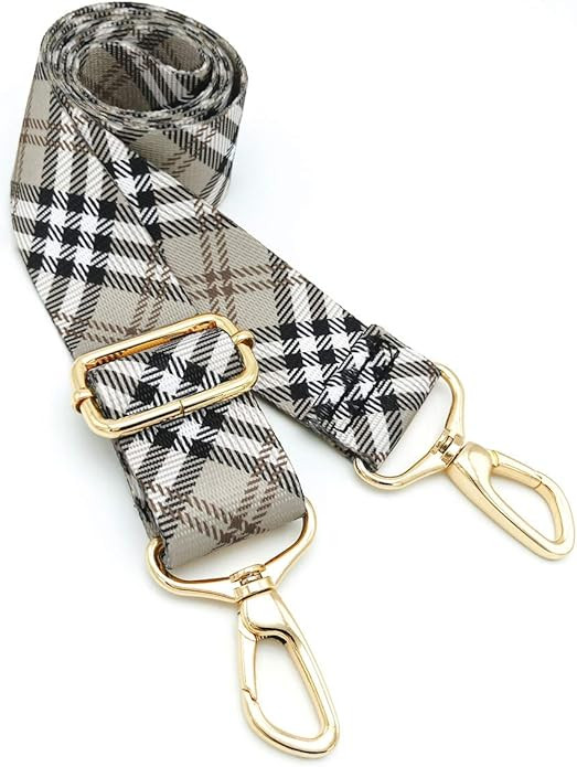 Wide Shoulder Strap Personalized Print Adjustable Replacement Belt Crossbody Canvas Bag Handbag | Amazon (US)