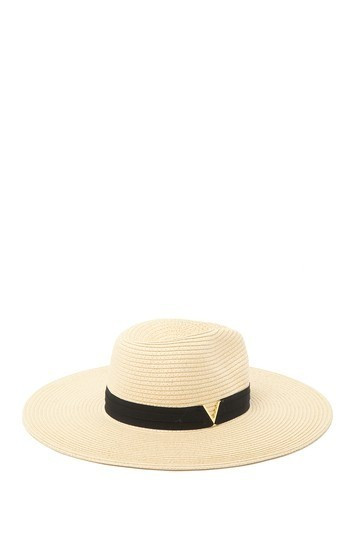 Vince Camuto | V Grossgrain Panama Hat | Nordstrom Rack | Nordstrom Rack