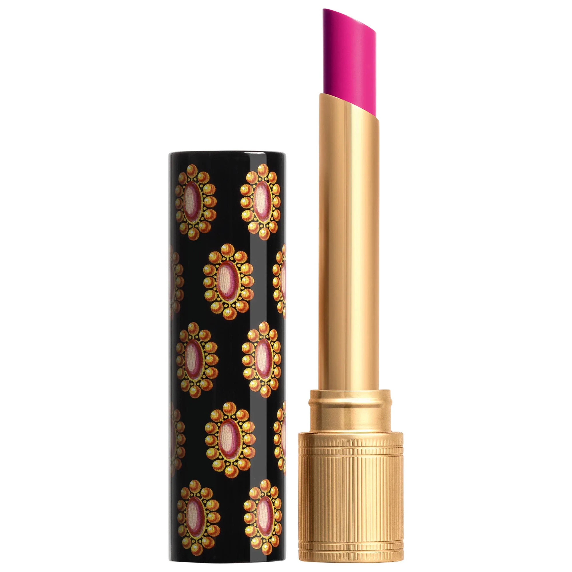 Gucci Glow & Care Shine Lipstick 402 Vantine Fucshia 0.06 oz/ 1.8 mL | Sephora (US)