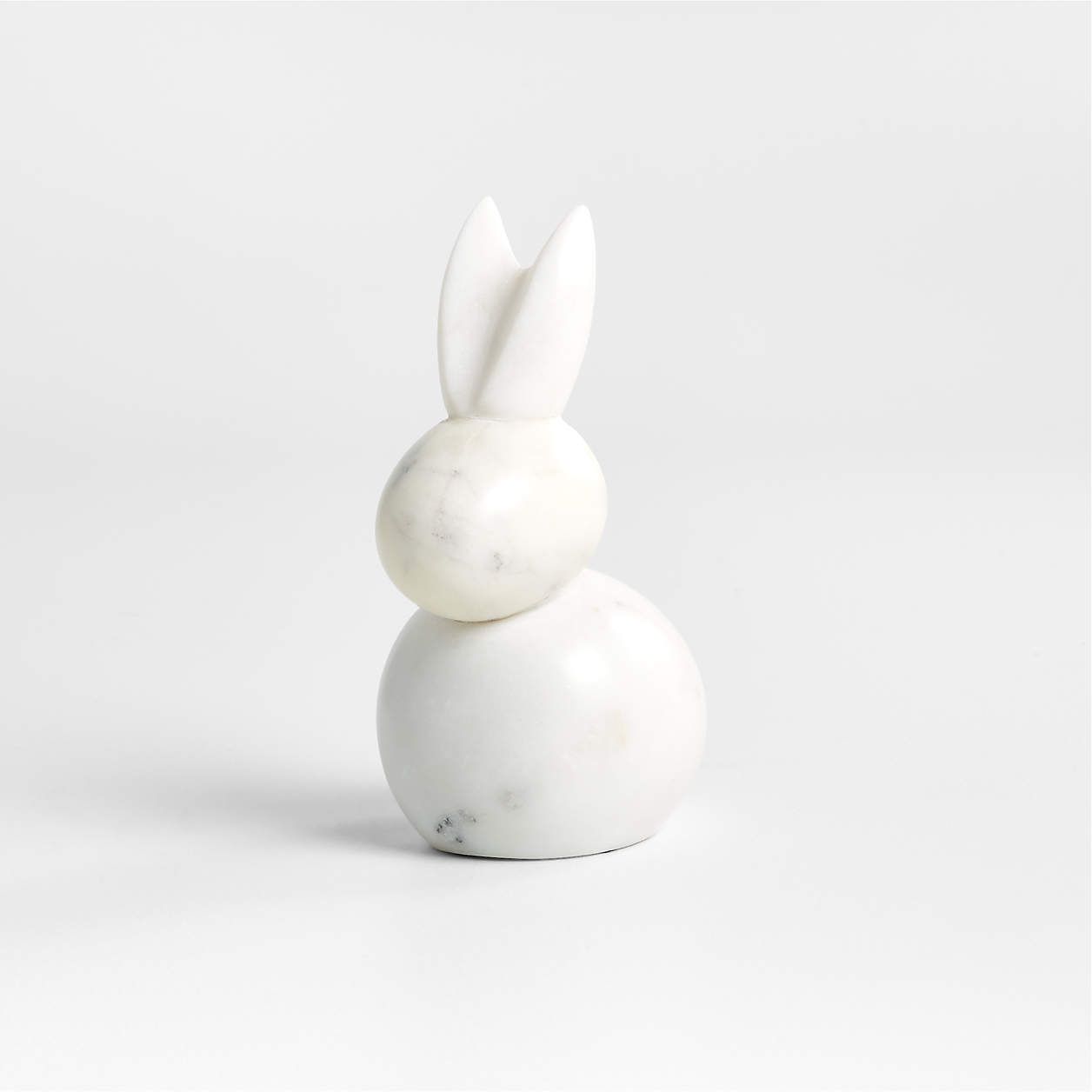 Small Marble Bunny 6" | Crate & Barrel