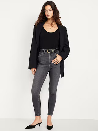 Extra High-Waisted Rockstar 360° Stretch Super-Skinny Jeans | Old Navy (US)