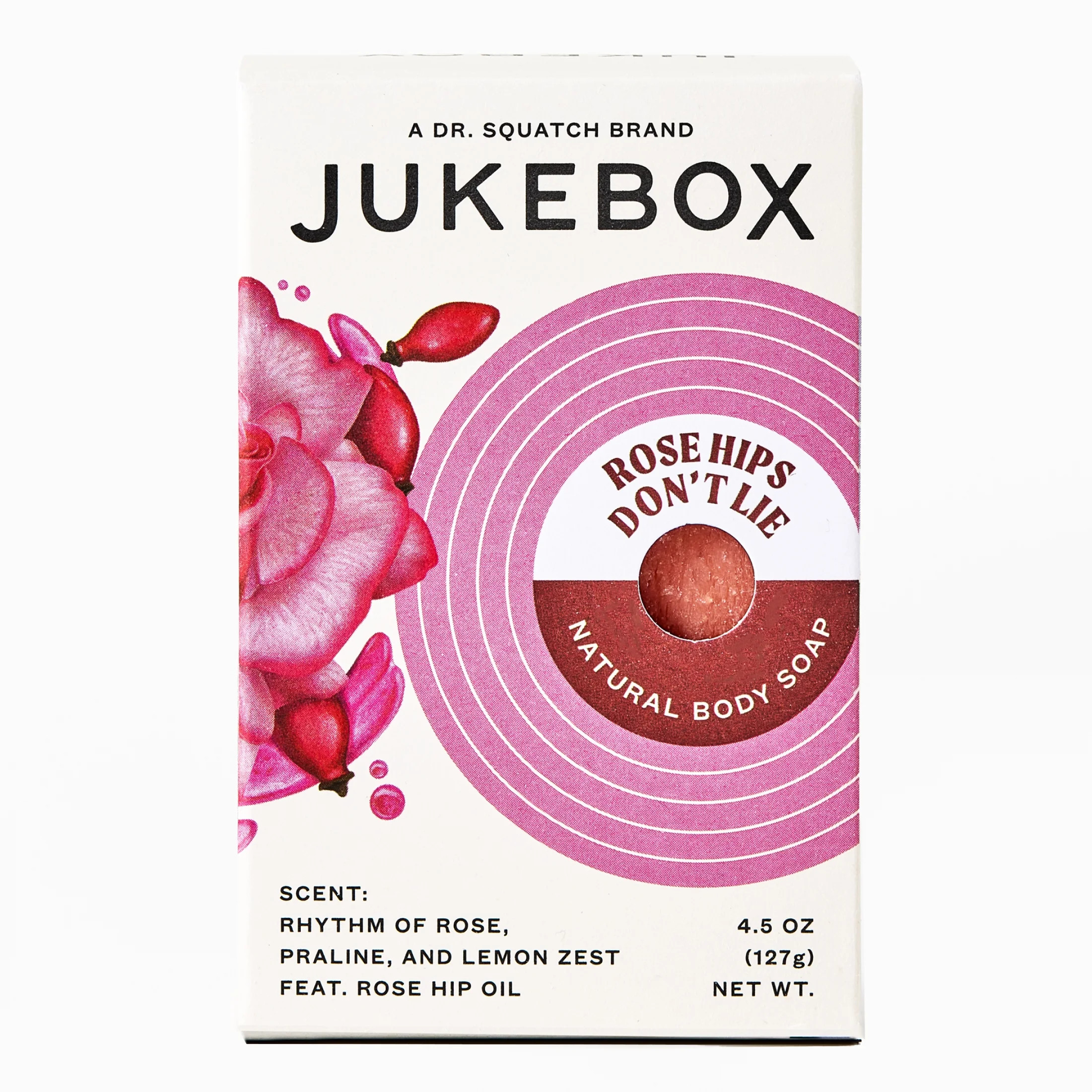 Jukebox Rose Hips Don't Lie Natural Bar Soap for Women Bathroom and Bath Soap, 4.5 oz | Walmart (US)