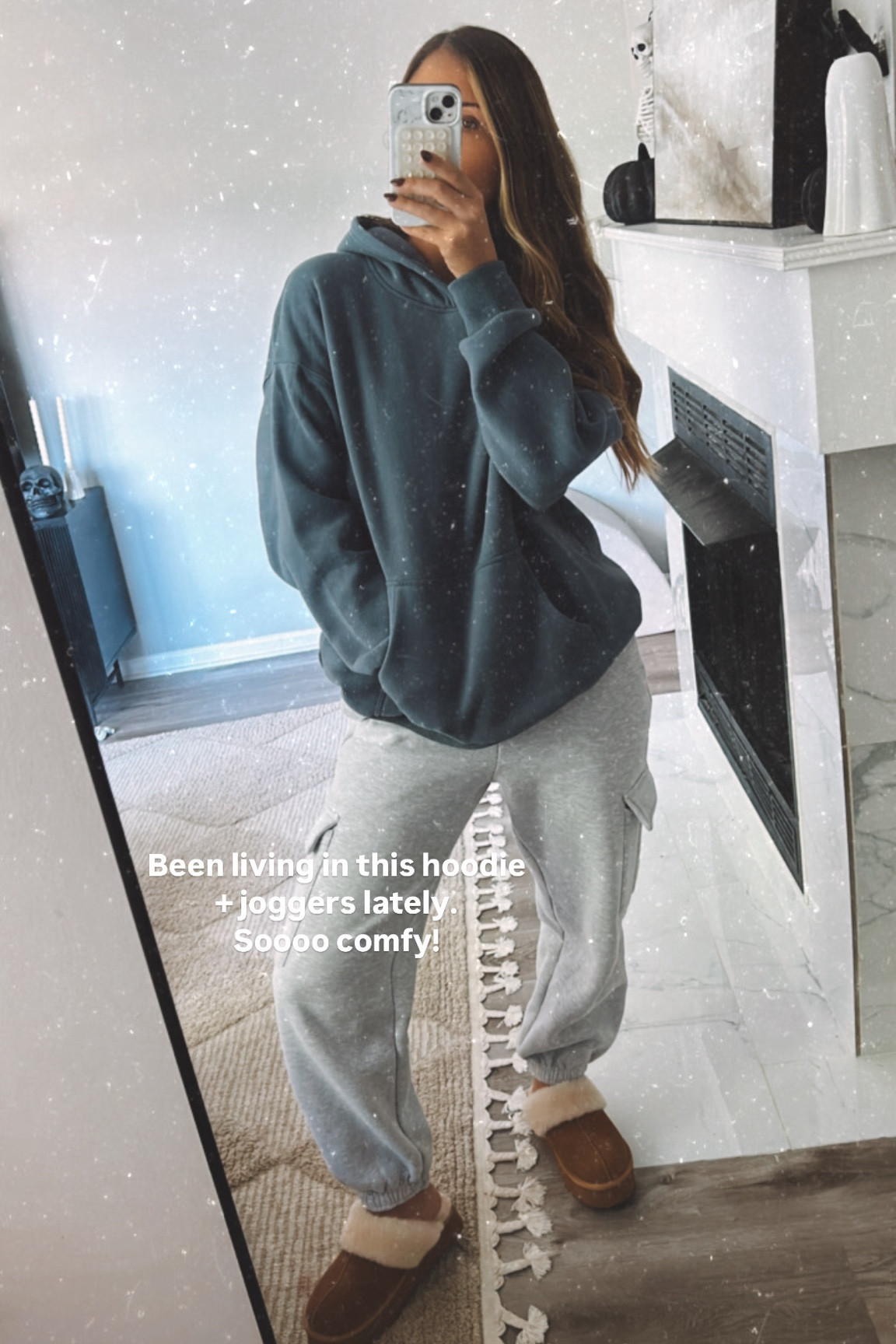 Ootd 🌚 Wearing a small in the joggers and a medium in the hoodie  

#LTKSaleAlert #LTKFallSale #LTKSeasonal