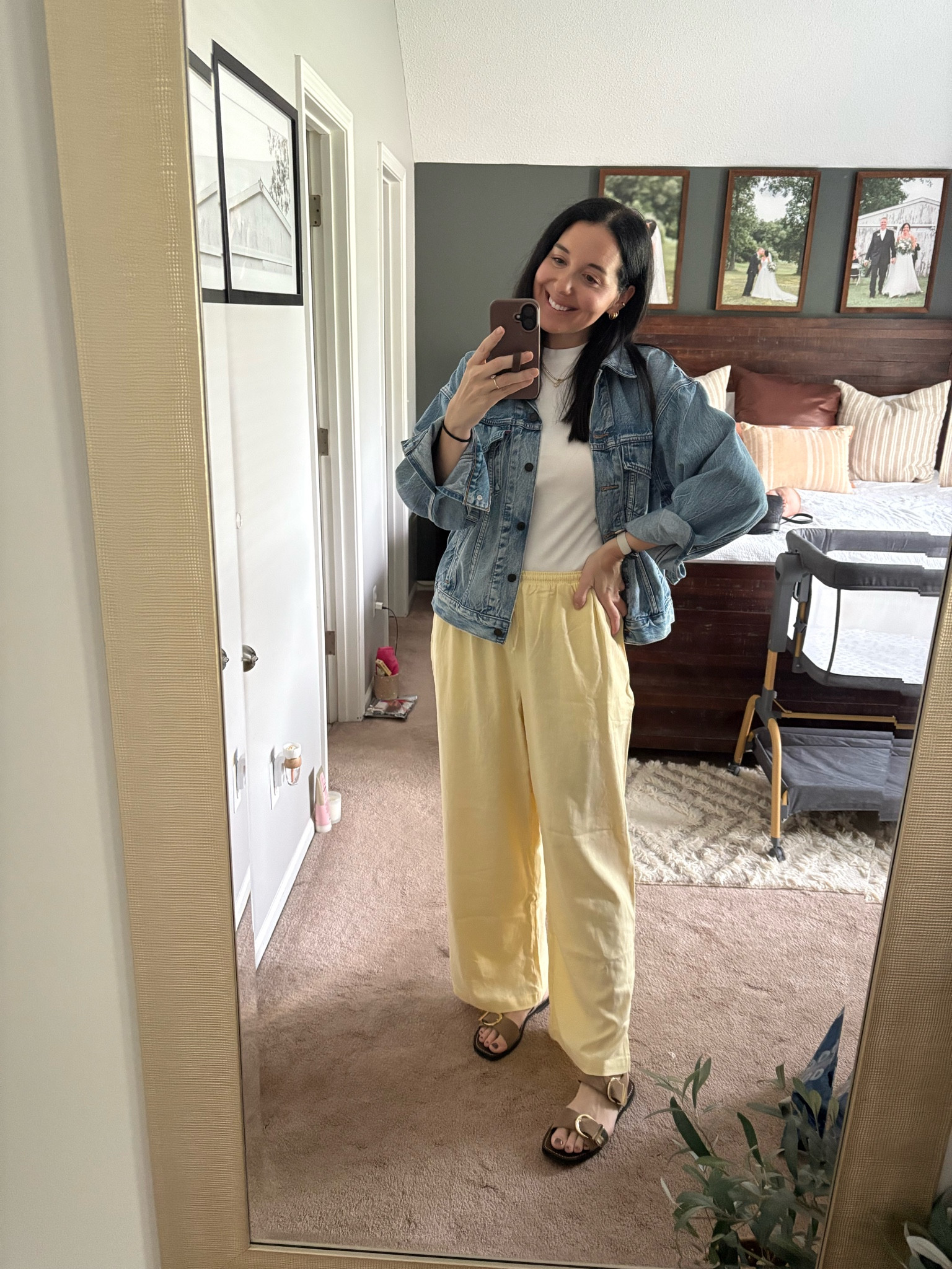 Loving these yellow pants! Perfect for a sunny summer day! Wearing almost all #target and a #levis denim jacket.

#LTKFindsUnder50 #LTKSeasonal #LTKSummerEdit