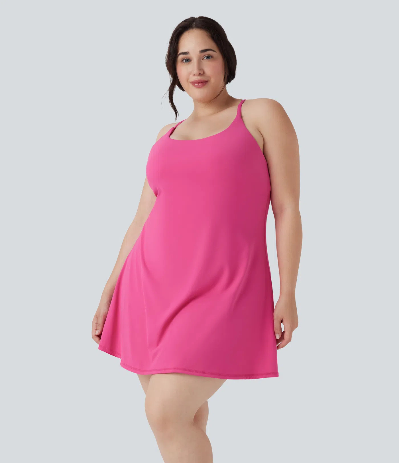 Women’s SoftlyZero™ Plush Active Plus Size Dress-Longer Length-Easy Peezy Edition - Halara | HALARA