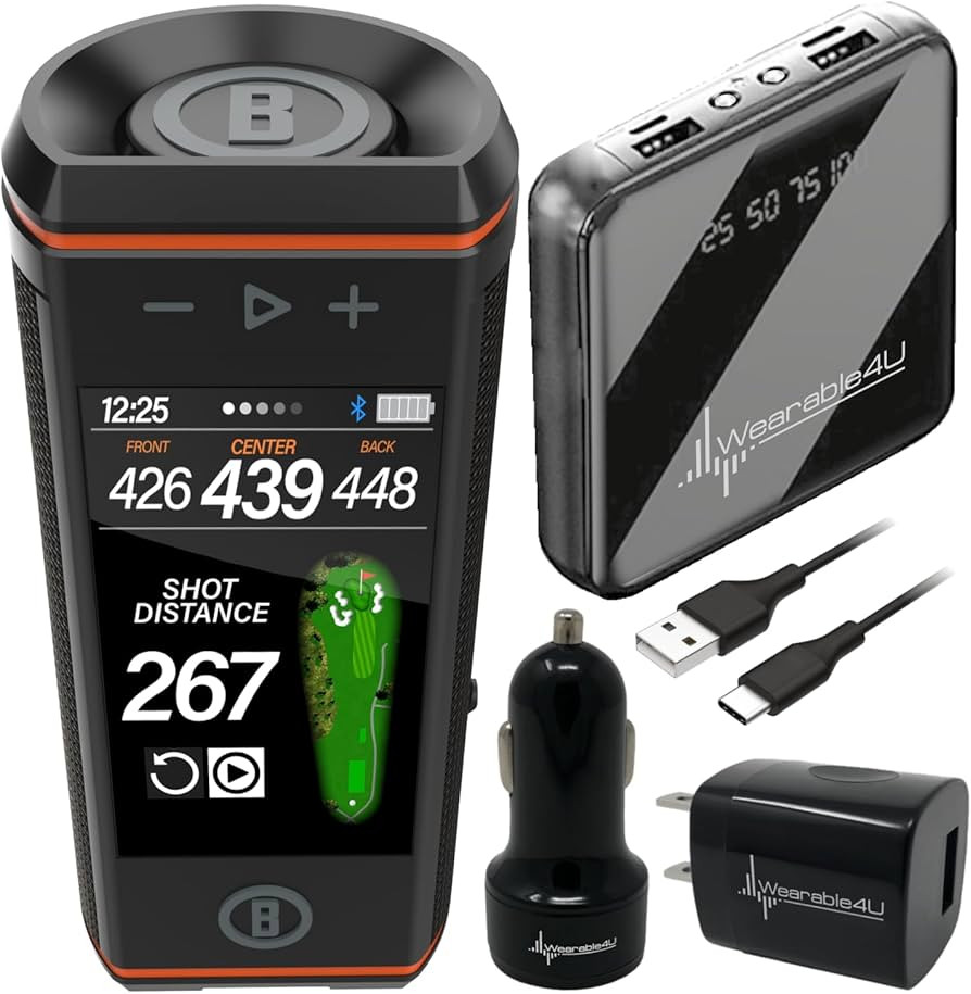 Bushnell Wingman HD View Golf Speaker, 3.5" Touchscreen, GPS Distances, Premium 360° Audio, Wate... | Amazon (US)