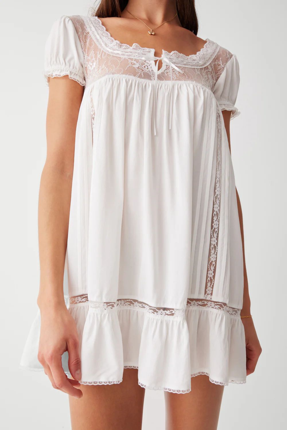 Harmony Mini Dress - White | Frankies Bikinis