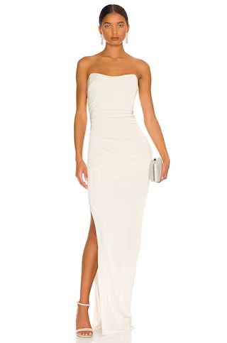 Katie May Sway Gown in Champagne from Revolve.com | Revolve Clothing (Global)
