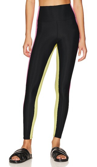 Colorblock Legging in Pink Lemonade Colorblock | Revolve Clothing (Global)