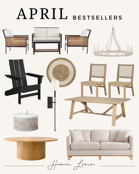 Homie Lovin’s Best Sellers for the month of April!

furniture, home decor, interior design, outdoor furniture, seating group, chandelier, lighting, wallchiere, coffee table, marble storage box, dining table, dining chair, outdoor chair, placemat #Wayfair #Walmart #Target #BestSeller

Follow my shop @homielovin on the @shop.LTK app to shop this post and get my exclusive app-only content!

#LTKSeasonal #LTKSaleAlert #LTKHome
