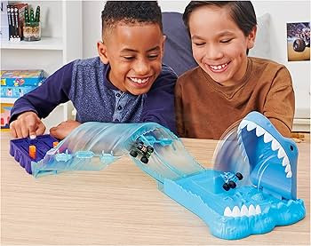 Monster Jam, Mini Megalodon Race and Chomp Playset with 2 Monster Jam Mini Trucks, 1:87 Scale, Ki... | Amazon (US)