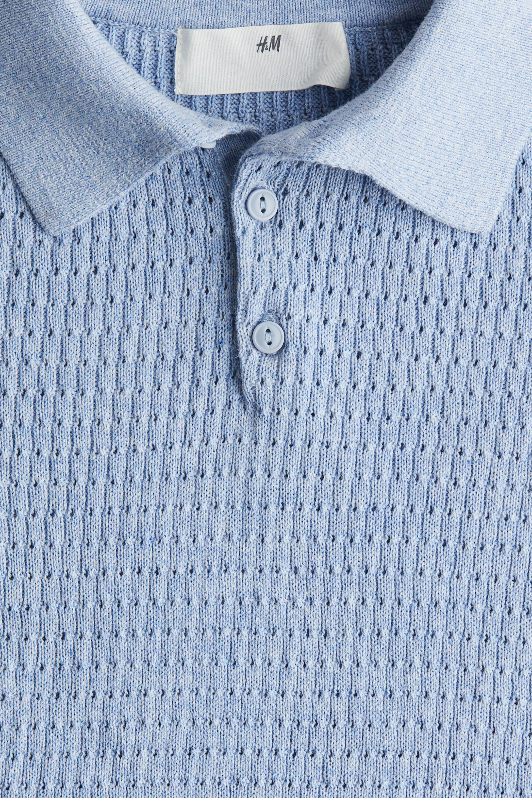 Cotton-Knit Polo Shirt | H&M (US + CA)