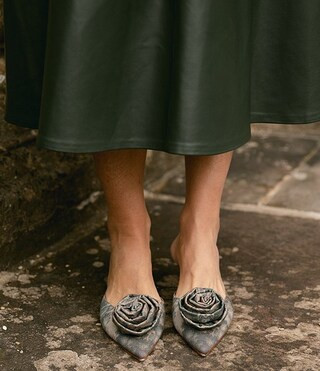 Antonio Melani x Jennifer Sumko Jensy Fabric Flower Dress Mules | Dillard's | Dillard's