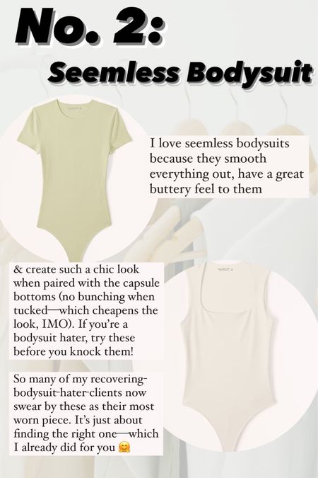 Capsule wardrobe essential: seamless bodysuit 

#LTKunder50 #LTKunder100 #LTKstyletip