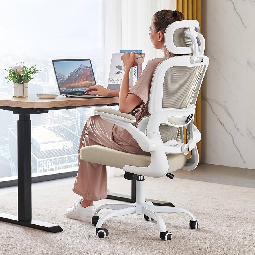 TRALT Office Chair Ergonomic Desk Chair, 330 LBS Home Mesh Office Desk Chairs with Wheels, Comfor... | Amazon (US)