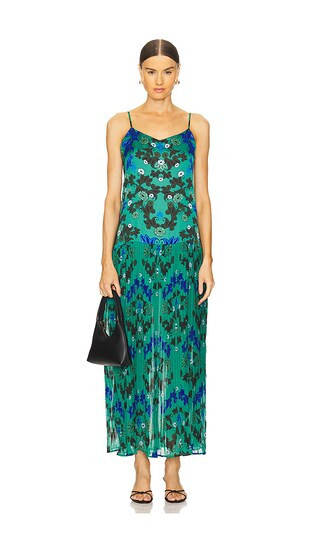 Agua Bendita x REVOLVE Itsel Maxi Dress in Dark Green. - size M | Revolve Clothing (Global)