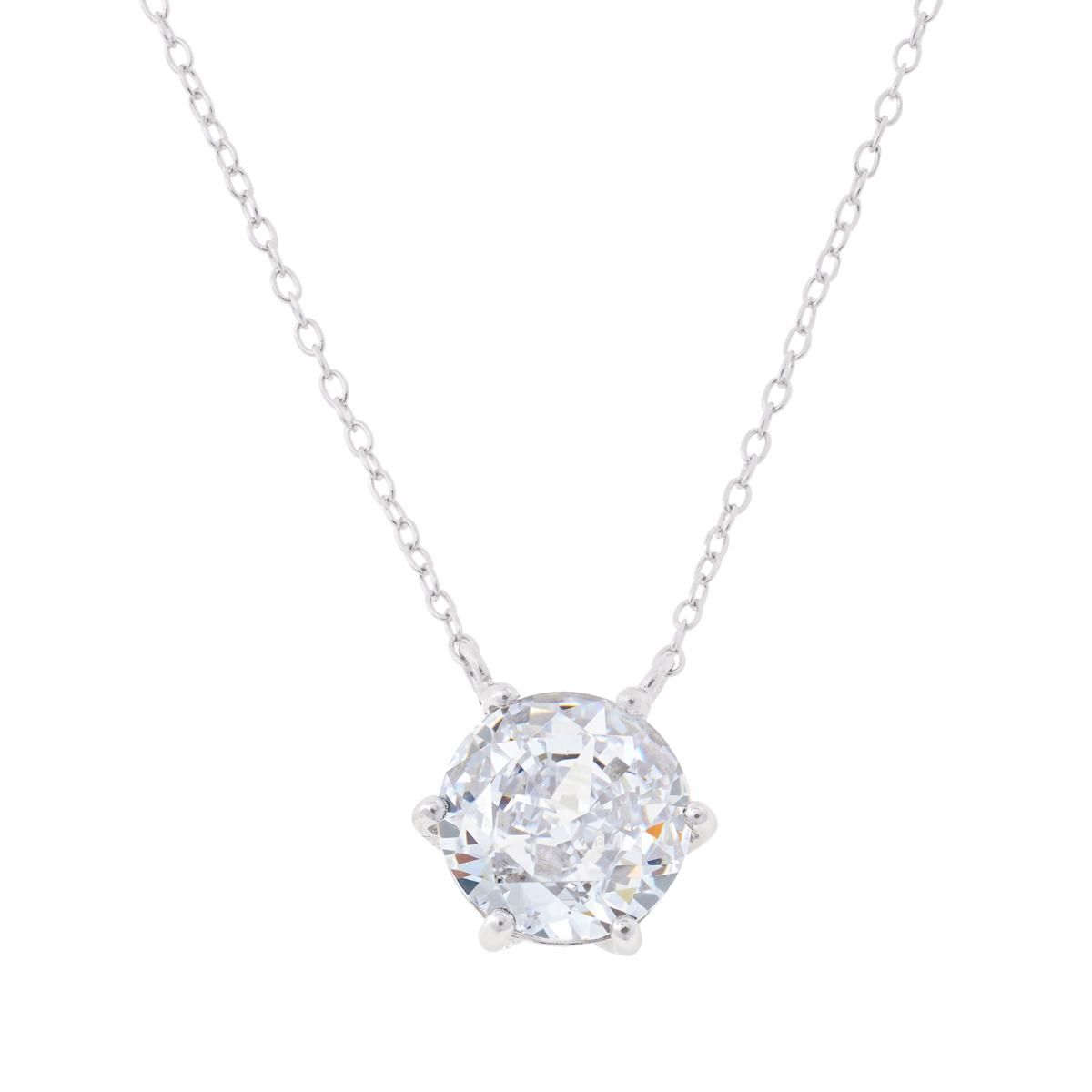 Radiance by Absolute™ Simulated Diamond Galaxy Cut Solitaire Necklace | HSN